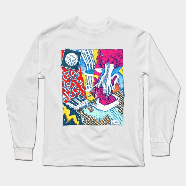 The Lunar Note, by Maximiliano Lopez Barrios Long Sleeve T-Shirt by Grafixo Sur